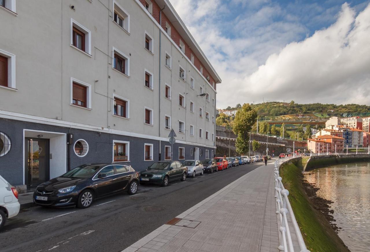 Luminoso Con Vistas A La Ria De Bilbao Apartment Exterior foto