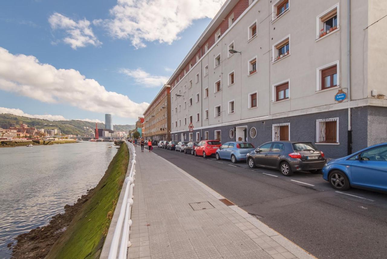 Luminoso Con Vistas A La Ria De Bilbao Apartment Exterior foto