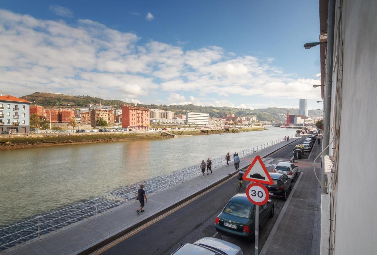 Luminoso Con Vistas A La Ria De Bilbao Apartment Exterior foto